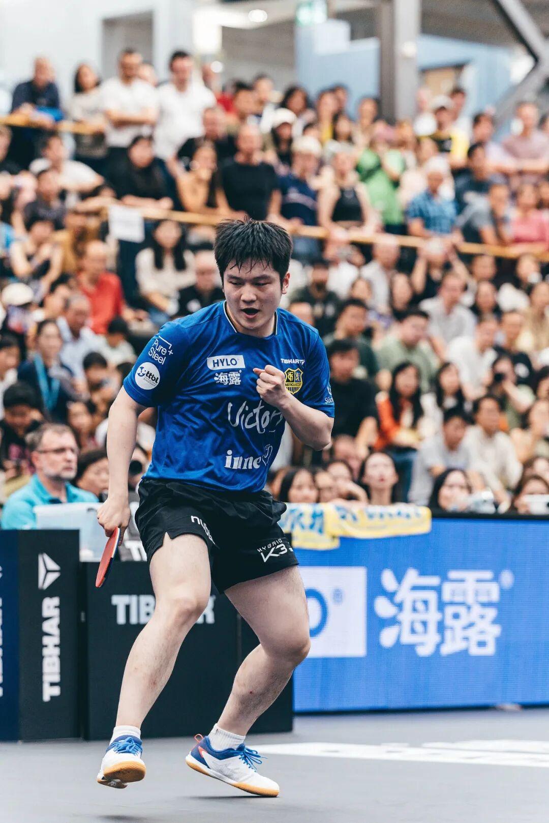 德国队鏖战奥地利队，樊振东带队取胜